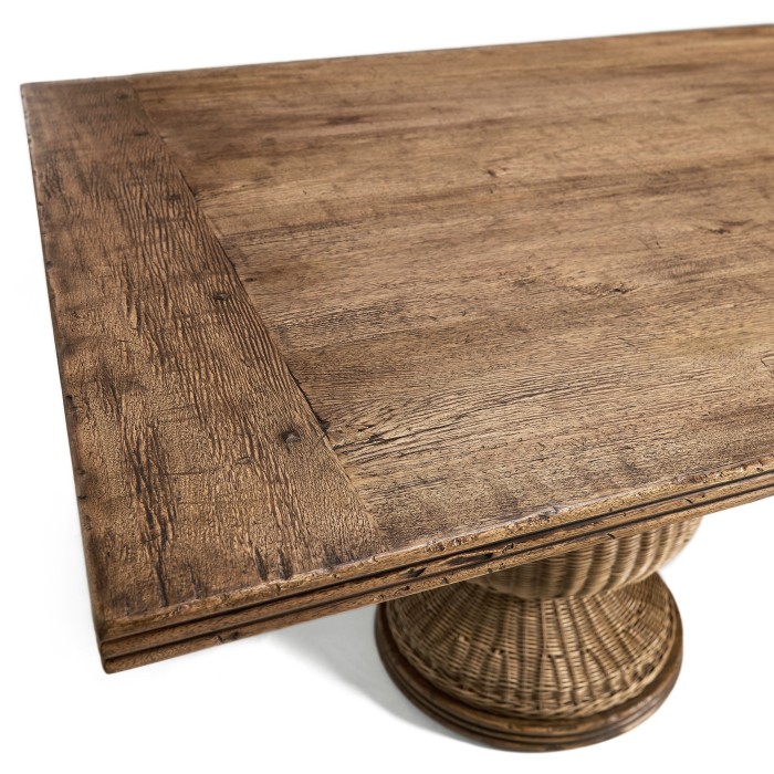 Palm Court Rattan Dining Table 120