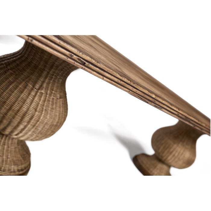 Palm Court Rattan Dining Table 120