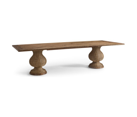 Palm Court Rattan Dining Table 120