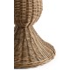 Palm Court Round Travertine Accent Table