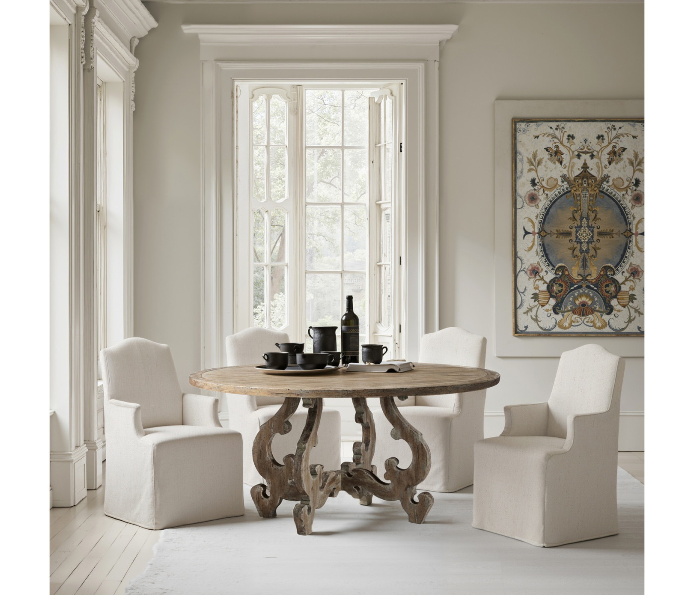 Palm Court Slip Cover Arm Chair