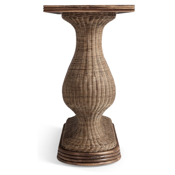 Palm Court Rattan Console Table