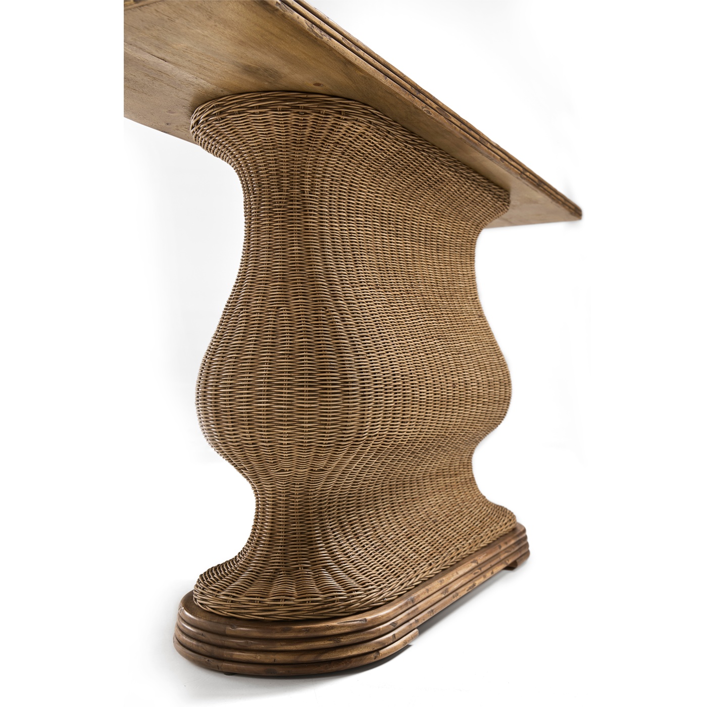 Palm Court Rattan Console Table