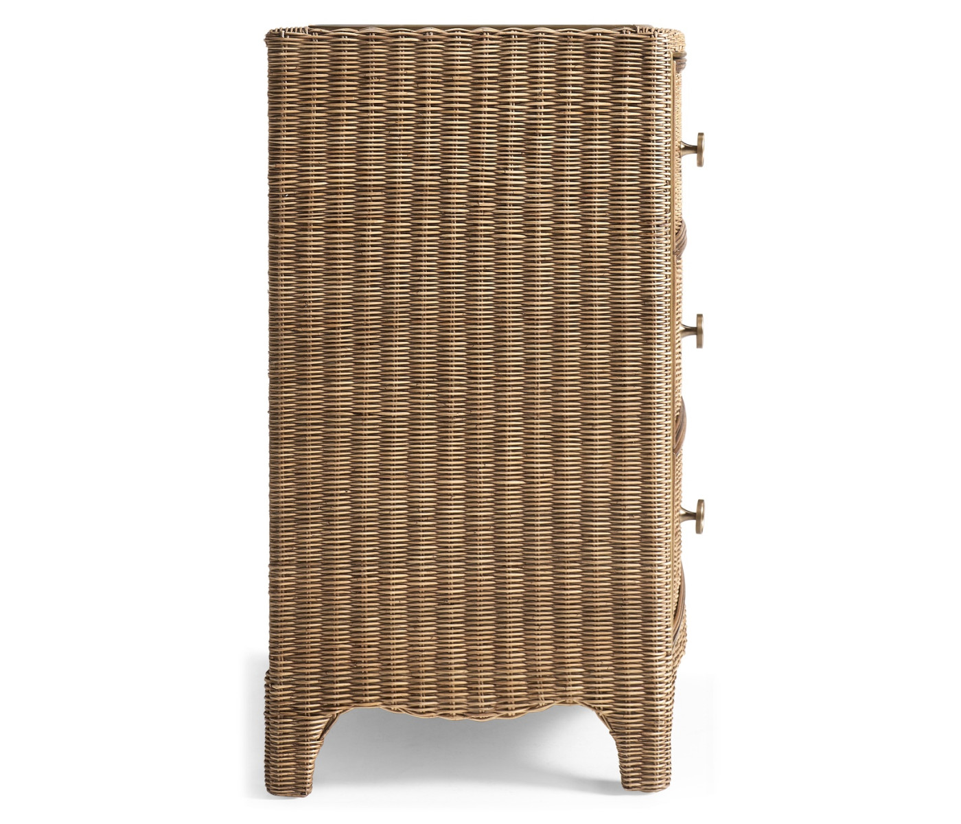 Palm Court Rattan Bow Front Chest