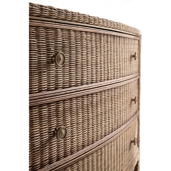 Palm Court Rattan Bow Front Chest