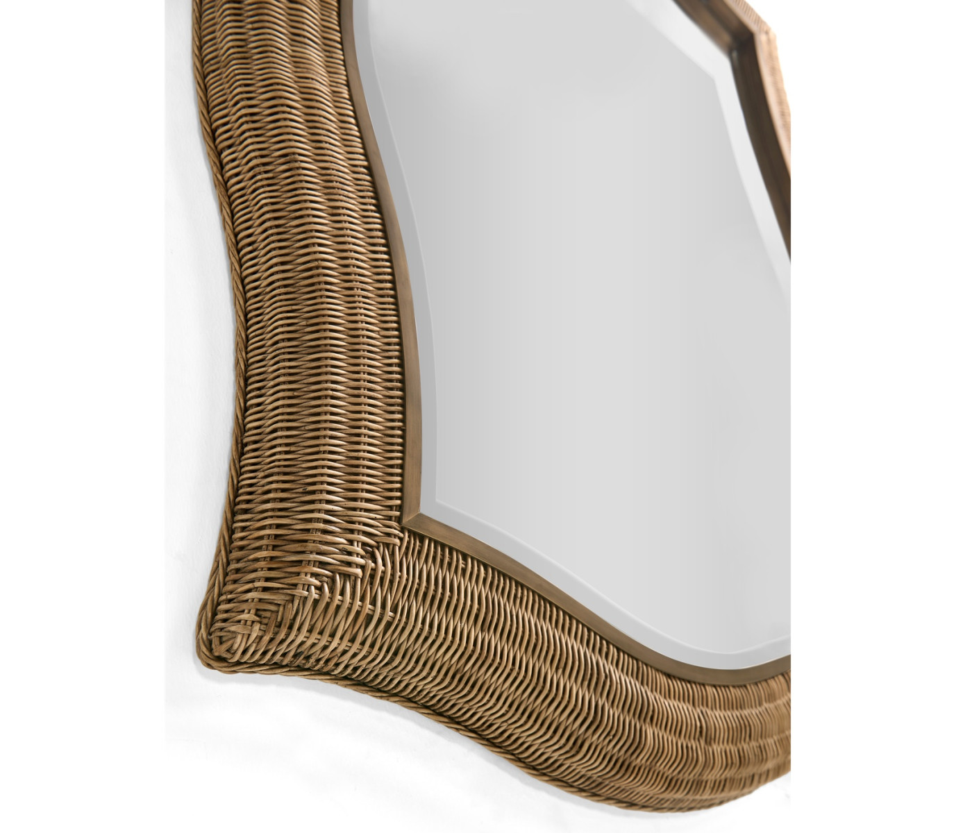 Palm Court Haven Rattan Wall Mirror