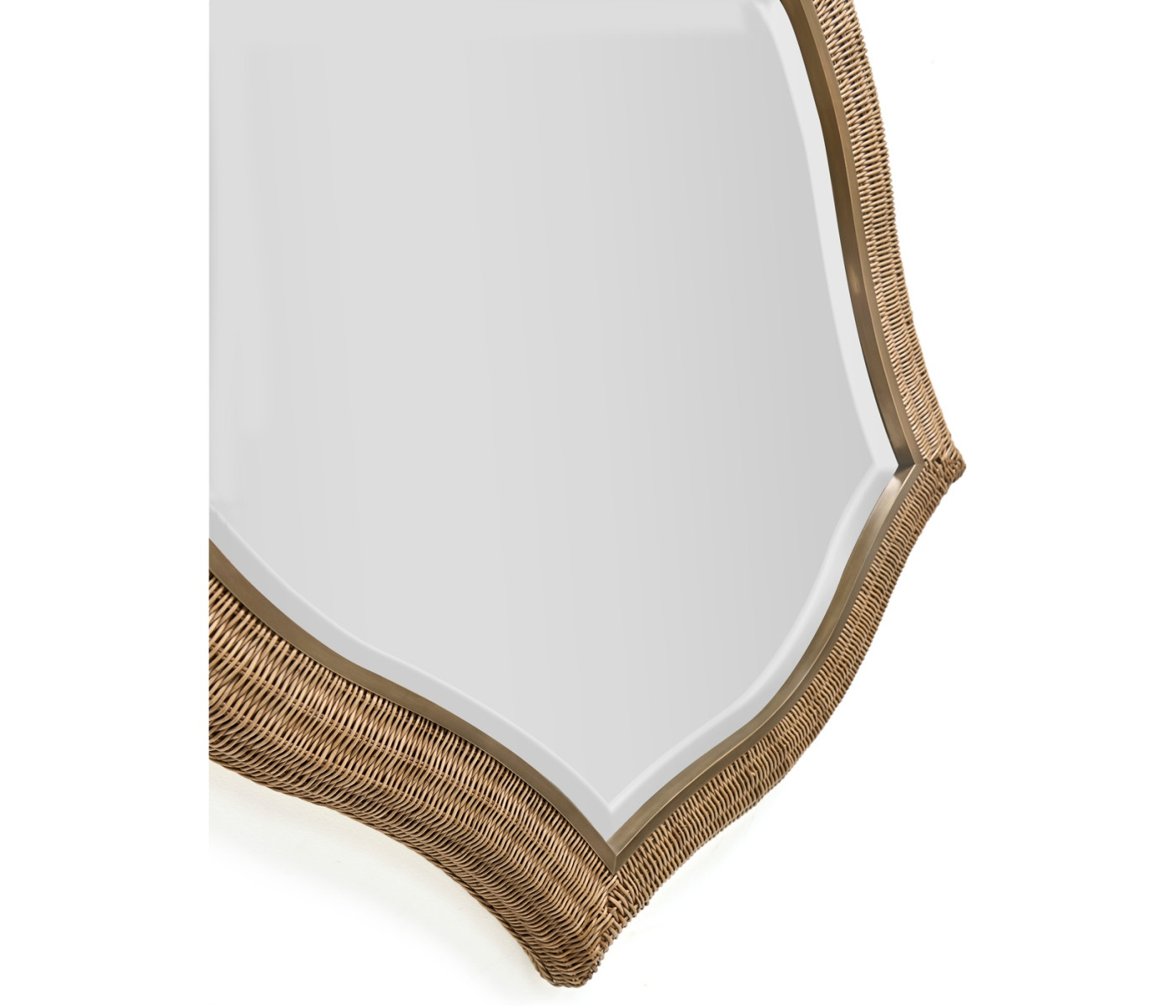 Palm Court Haven Rattan Wall Mirror
