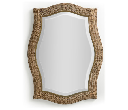 Palm Court Haven Rattan Wall Mirror