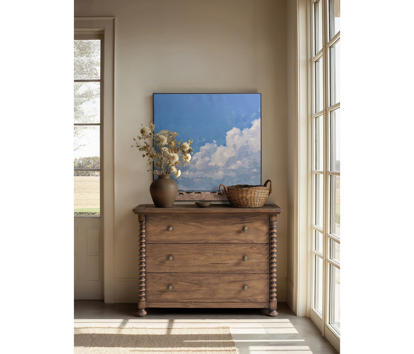 Tamarisk Three Drawer Chest
