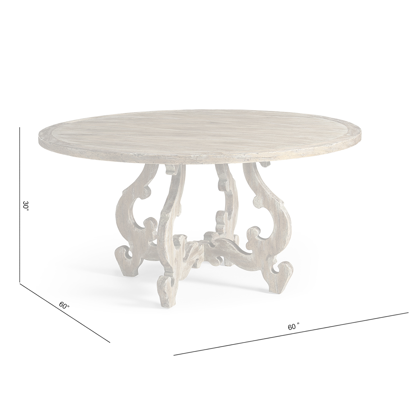 Caldera Round Dining Table 60