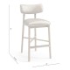 Stone Ridge Leather Bar Stool