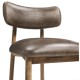 Stone Ridge Leather Bar Stool