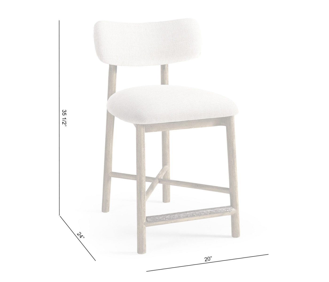 Stone Ridge Upholstered Counter Stool