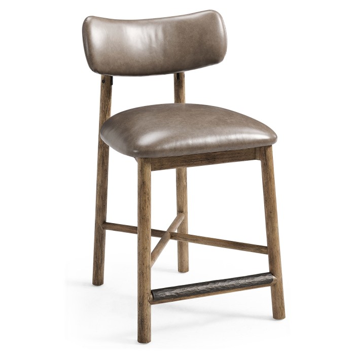 Stone Ridge Leather Counter Stool