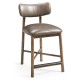 Stone Ridge Leather Counter Stool