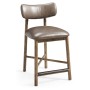 Stone Ridge Leather Counter Stool