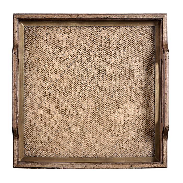 Palm Court Square Tray - Set of 2