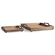 Palm Court Square Tray - Set of 2