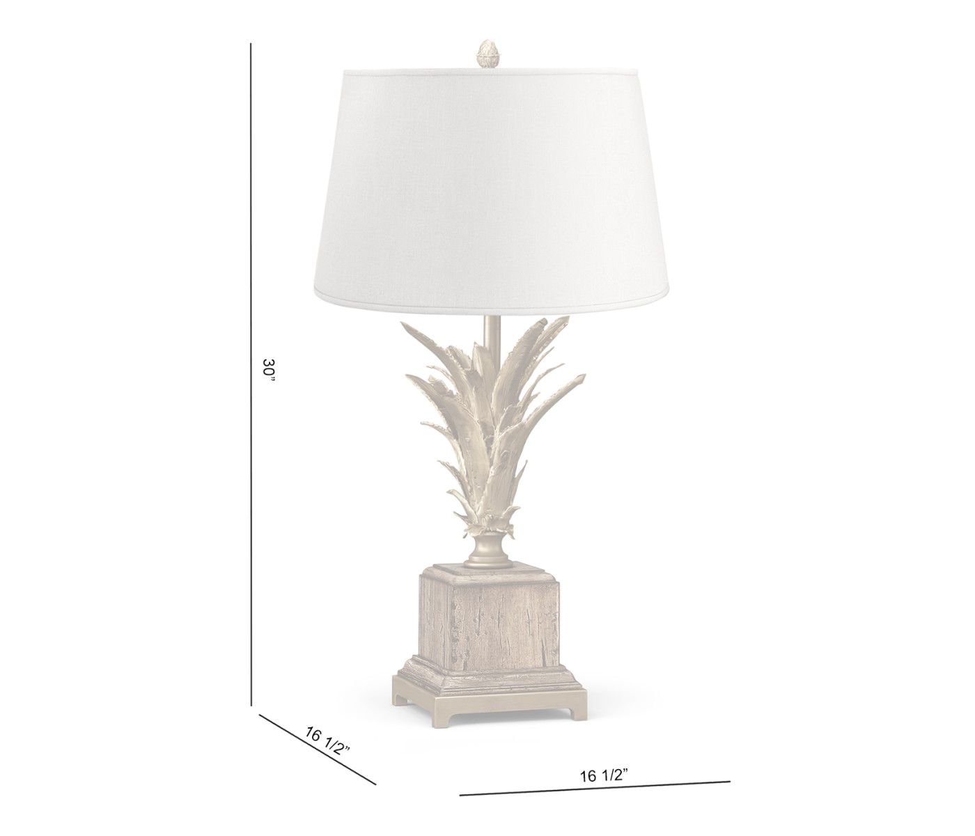 Palm Leaf Table Lamp