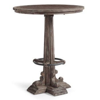 Caldera Oscura Round Bar Table