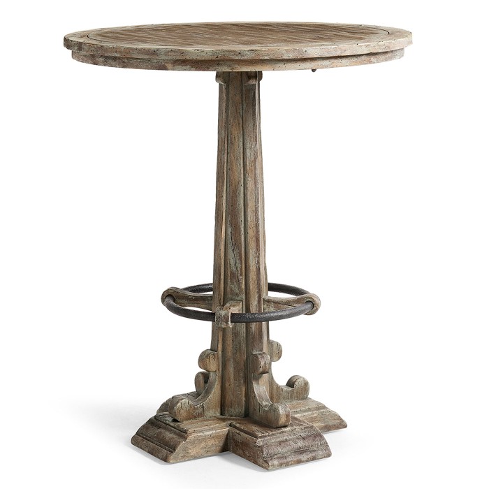 Caldera Round Bar Table