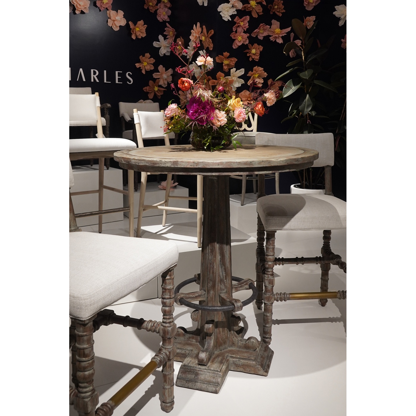 Caldera Round Bar Table