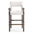 Caldera Oscura Upholstered Arm Chair Bar Stool