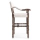 Caldera Oscura Upholstered Arm Chair Bar Stool