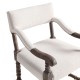 Caldera Oscura Upholstered Arm Chair Bar Stool