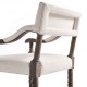 Caldera Oscura Upholstered Arm Chair Bar Stool