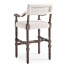 Caldera Oscura Upholstered Arm Chair Bar Stool