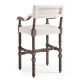Caldera Oscura Upholstered Arm Chair Bar Stool