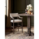 Caldera Oscura Upholstered Arm Chair Bar Stool