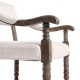 Caldera Osscura Upholstered Arm Chair Counter Stool