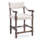Caldera Osscura Upholstered Arm Chair Counter Stool