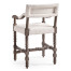 Caldera Osscura Upholstered Arm Chair Counter Stool