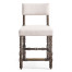 Caldera Oscura Upholstered Armless Counter Stool