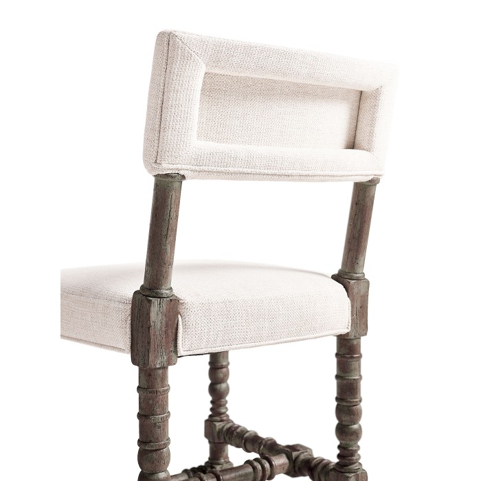 Caldera Oscura Upholstered Armless Counter Stool