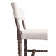 Caldera Oscura Upholstered Armless Counter Stool