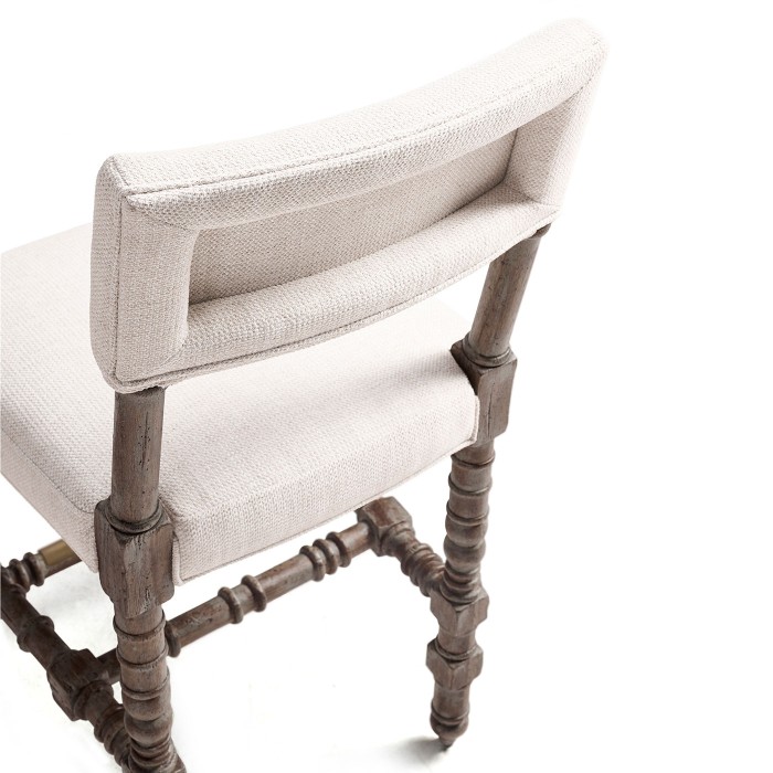 Caldera Oscura Upholstered Armless Counter Stool