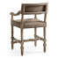 Caldera Light Leather Arm Chair Counter Stool
