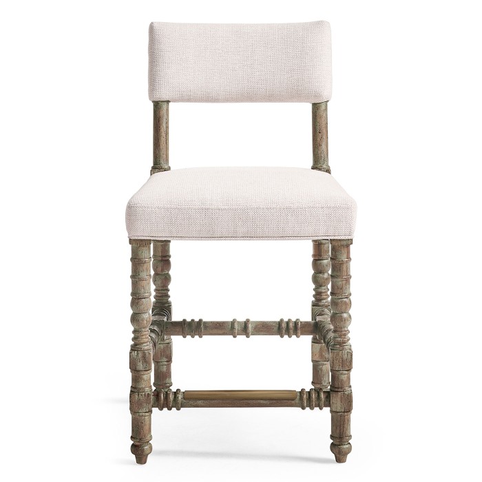 Caldera Light Upholstered Armless Counter Stool
