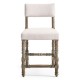 Caldera Light Upholstered Armless Counter Stool