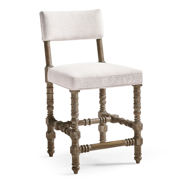 Caldera Light Upholstered Armless Counter Stool