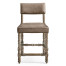 Caldera Light Leather Armless Counter Stool