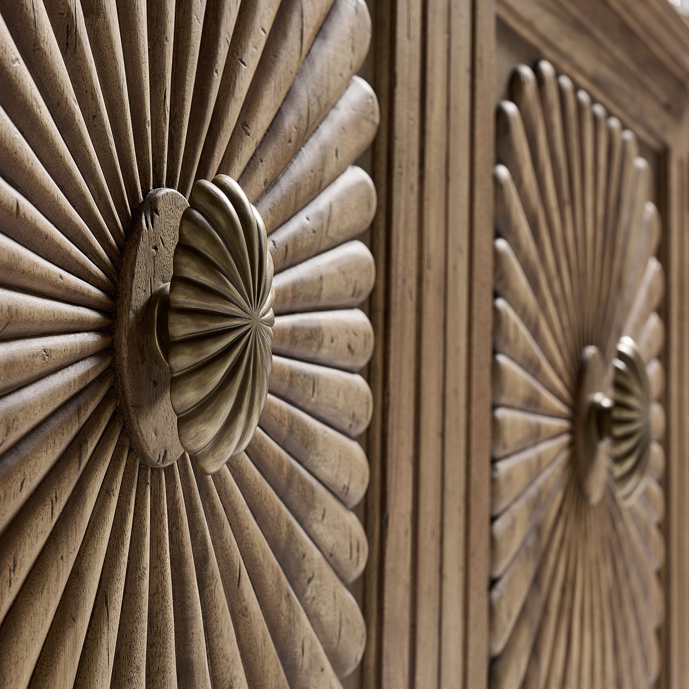 Palm Court Starburst Bar Cabinet