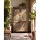 Palm Court Starburst Bar Cabinet