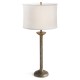 Hammered White Brass Table Lamp