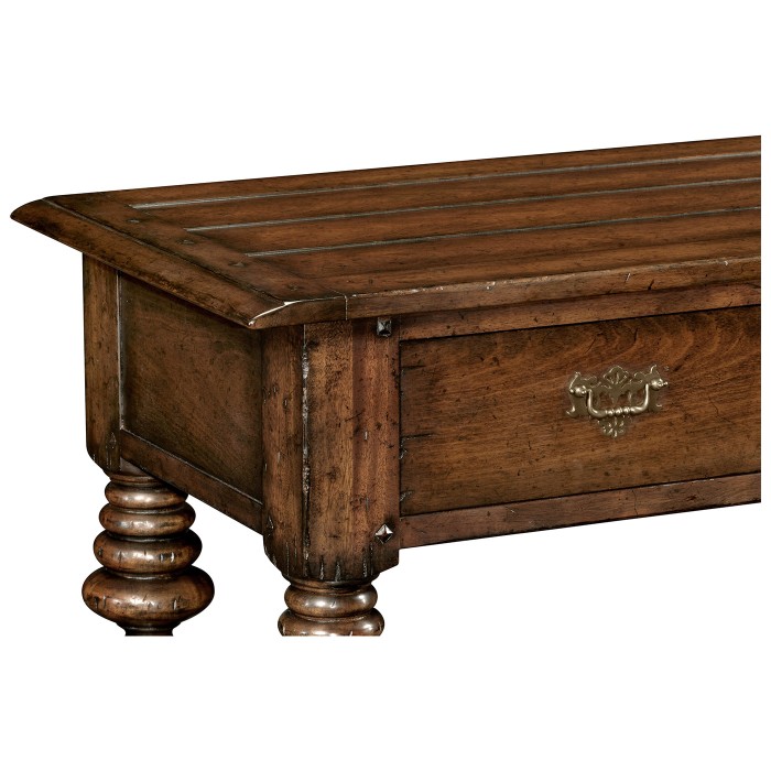 Bobbin turned walnut side table