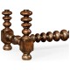 Bobbin turned walnut side table